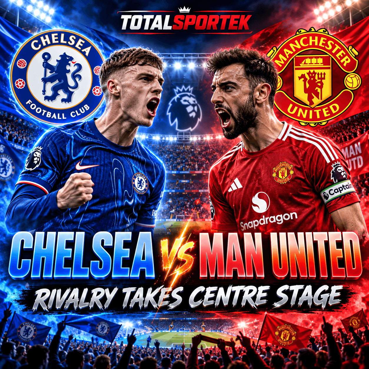 Chelsea vs Manchester United Rivalry Takes Centre Stage in This Totalsportek Preview